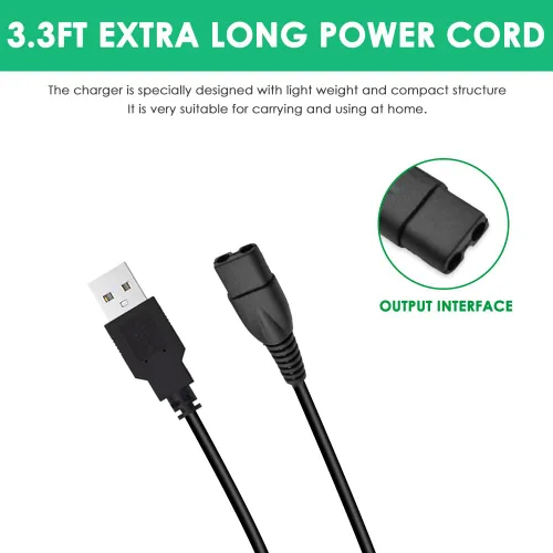 Miniatura 4 de Mrgru Cable de carga USB de 5 V compatible con el adaptador de alimentación de cable de alimentación Limural