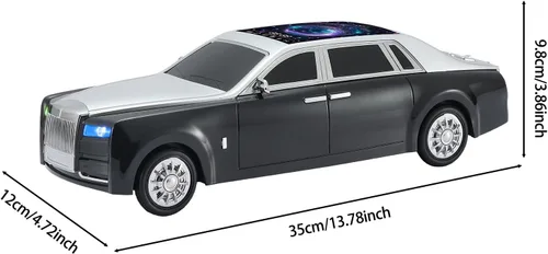 Miniatura 8 de Altavoz Bluetooth de lujo para automóvil con luz ambiental LED, efecto de sonido HD, salida multipuerto, altavoz Bluetooth con radio FM, regalo
