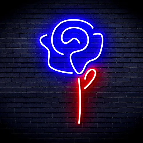 Miniatura 27 de ADVPRO Rose Flower Women Room Decor Flex Silicona LED Neon Sign Verde y Rosa st16s32-fnu0034-gk Verde & Rosa