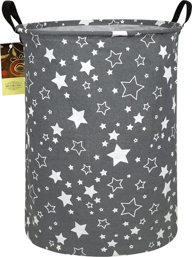 Miniatura 20 de Cesta de Ropa Sucia, Cesta de Almacenamiento de Tela de Lona Grande y Ligera, Organizador de Juguetes, Plegable, Impermeable para Dormitorios