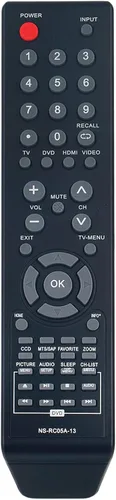 NS-RC05A-13 Mando a distancia de repuesto para Insignia TV NS-24LD100A13 NS-24LD120A13 NS-29LD120A13 NS-32LD120A13 NS-19ED200NA14 NS-24ED200NA14