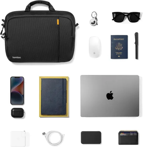 Miniatura 10 de tomtoc estuche de transporte 360 para laptop de 14 pulgadas MacBook Pro M5/M4/M3/M2/M1 Pro/Max A3434 A3112 A3401 A3185 A2992, bolsa de hombro