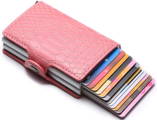 Miniatura 3 de Ultrafino RFID bloqueo cartera seguro tarjeta de crédito cartera titulares de tarjetas de crédito