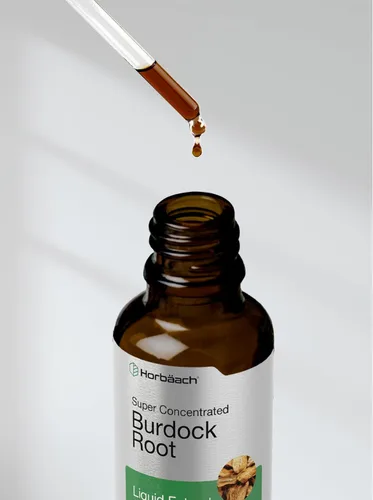 Miniatura 8 de Horbäach Tintura de raíz de bardana 2 onzas líquidas Extracto de hierba súper concentrado Vegetariano, sin OMG, sin glutren, sin alcohol