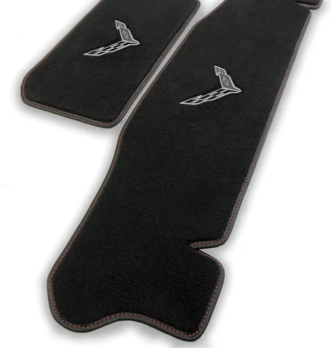 Miniatura 24 de Lloyd Mats Tapetes alfombrados a medida para el suelo del automóvil de lujo prémium para Corvette C8 2020-ON Coupé y convertible