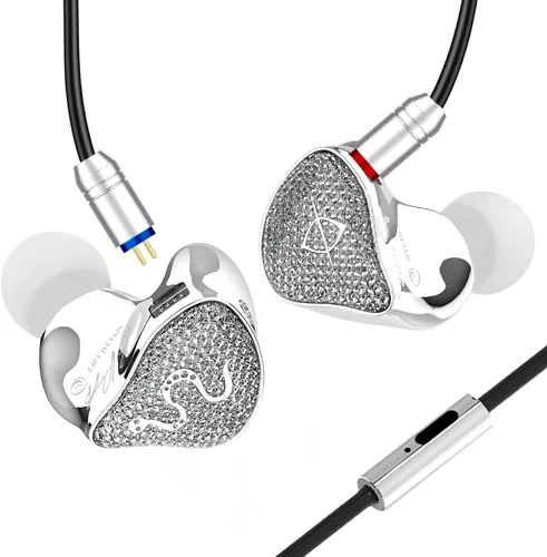 SPA-SG - Auriculares con monitor de oído, audio acústico de 0.394 pulgadas + diafragma compuesto de poliuretano con imán interior DD HiFi en el