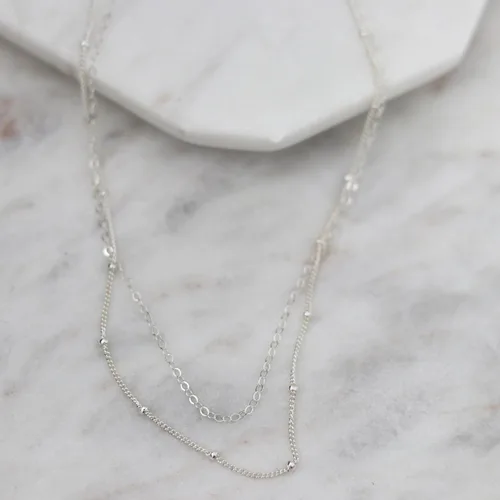 Miniatura 5 de Collares en capas para mujer, modernos collares en capas de oro de 14 quilates para mujeres, collares de cadena de oro de moda, joyería