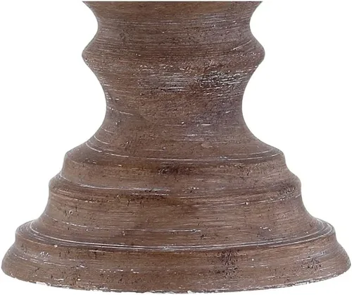 Miniatura 6 de JONATHAN Y Lámpara de mesa de resina sintética marrón de 26.5 pulgadas, diseño tradicional torneado de madera para sala de estar, dormitorio