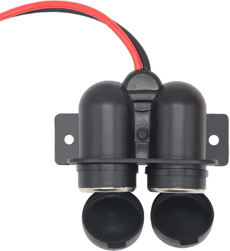 Miniatura 8 de Divisor Impermeable Multifuncional de Encendedor de Cigarrillos Dual de 12 V para Modificación de Automóvil, Enchufes de Alimentación Hembra