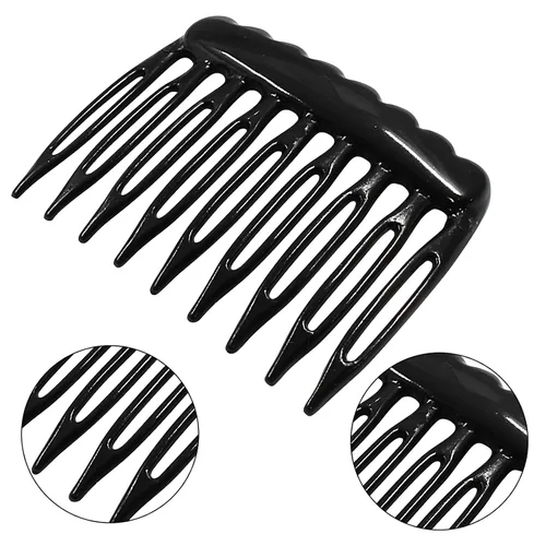 Miniatura 3 de 24 peines laterales de plástico para el cabello, pequeños peines franceses, pinzas para el cabello para mujeres y niñas, velo de boda