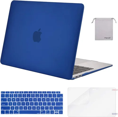 Miniatura 35 de MOSISO - Funda rígida y de plástico compatible con MacBook Air de 13 pulgadas versión 2022, 2021-2018, A2337 M1 A2179 A1932; con cubierta