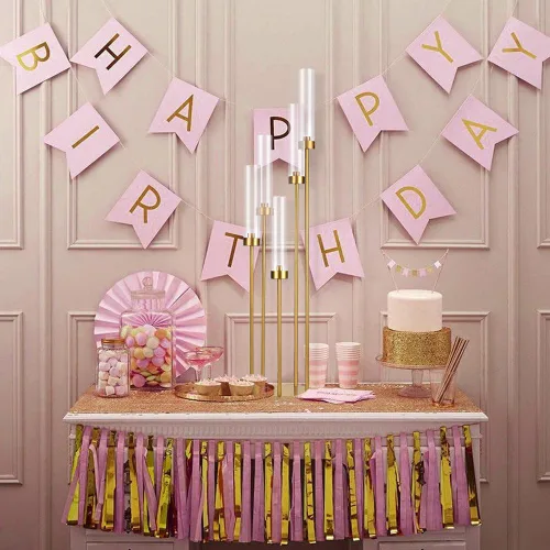 Miniatura 2 de Candelabro de 5 brazos con pantalla acrílica, juego de 4 candelabros dorados para mesa de boda, fiesta de cumpleaños, decoración del hogar, 39.4
