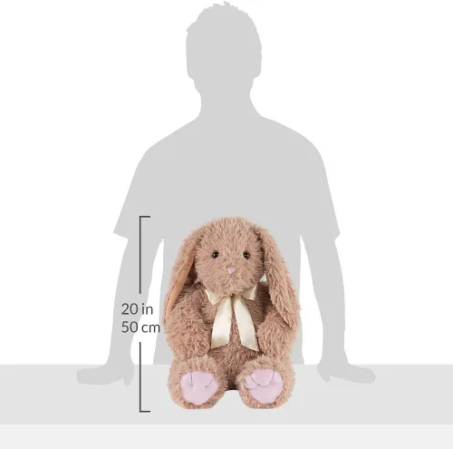 Miniatura 8 de Vermont Teddy Bear Animal de peluche de conejo, bonito juguete de peluche de 20 pulgadas, esponjoso, coleccionable y cómodo para niños y adultos