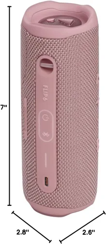 Miniatura 10 de JBL Flip 6- Altavoz Bluetooth portátil, sonido potente, graves profundos, resistente al agua IPX7, 12 hs de reproducción, PartyBoost p/emparejar Rosa