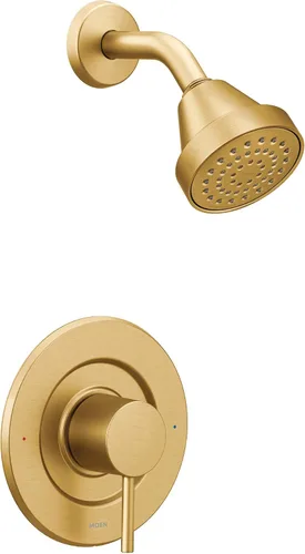 Miniatura 2 de Moen Align Kit de Moldura de Ducha Moderno PPosi-Temp de Oro Cepillado con Balance de Presión, Válvula Requerida, T2192BG