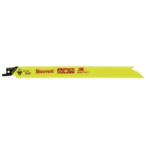 Starrett Hoja de sierra recíproca de demolición y rescate de incendios bimetálica, 9 pulgadas de largo, 3/4 pulgadas de ancho, 0.50 pulgadas de