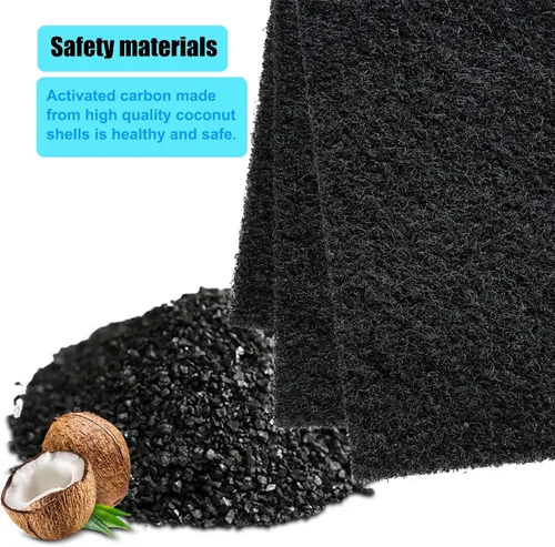 Miniatura 4 de Paquete de 12 recambios de filtro absorbente de olores para Home Zone Living Kitchen Basurero, desodorante de carbón activado compatible