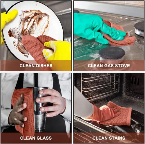 Miniatura 5 de Nialnant Toallas de mano para cocina, 13 x 28 pulgadas, Toalla de cocina 100% algodón para el hogar, Paño suave para cocina, Toallas de té y bar