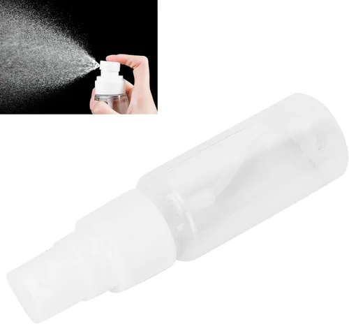 Miniatura 2 de Botellas de spray, botella de plástico transparente de plástico recargable de niebla fina botella de spray cosmético para poco agua de perfume