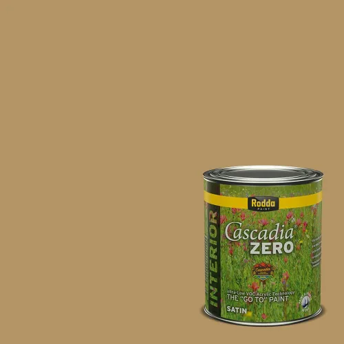 Miniatura 204 de Rodda Paint CASCADIA XL Pintura e imprimación satinada exterior en uno, cuarto de galón, otoño niño