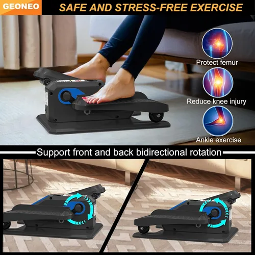 Miniatura 5 de Under Desk Elliptical Machine, Electric Elliptical Leg Exerciser for Senior, Quiet and Compact Electric Seated Pedal Exerciser for Home with