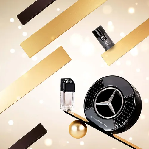 Miniatura 3 de Mercedes-Benz Select - Notas de bergamota, menta y pachulí - Fragancia sensual para hombres - Se desliza suavemente - Sin alcohol - Mantiene la piel