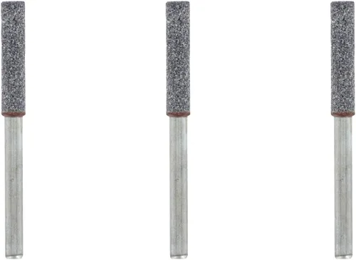 Dremel 453 piedras de afilar motosierra multipaquete, 3 piedras de moler para afilar preciso, rápido y fácil de hojas de sierra de cadena (0.157 in)