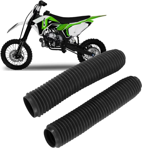 Miniatura 3 de Botas de choque, protector de horquilla delantera de 14.173 in de longitud, botas de choque de horquilla delantera para motocicleta, reemplazo