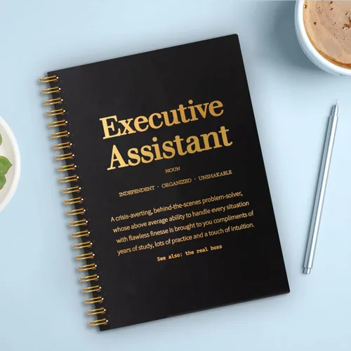 Miniatura 4 de Executive Assistant - Cuaderno de tapa dura de 160 páginas con espiral, regalo inspirador para asistente ejecutivo, regalo de asistente