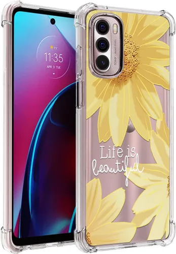 Miniatura 10 de Osophter Funda para Moto G Stylus 2022, transparente, esquinas reforzadas, TPU y absorción de golpes, flexible para Motorola Moto G Stylus 4G 2022