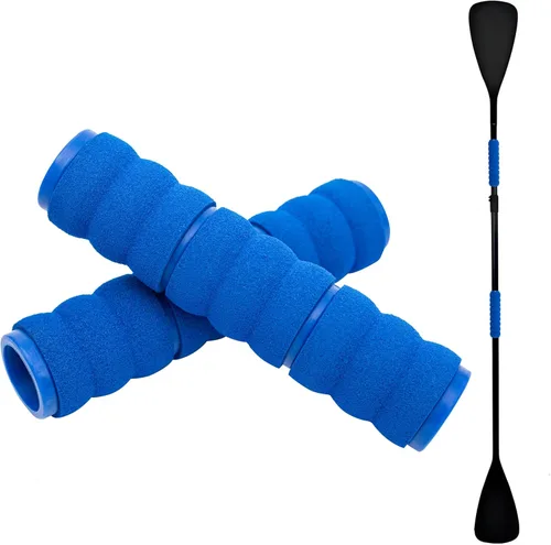 Miniatura 8 de Paquete de 2 empuñaduras para kayak, agarre antideslizante para remos desmontables, accesorios de kayak para prevención de ampollas