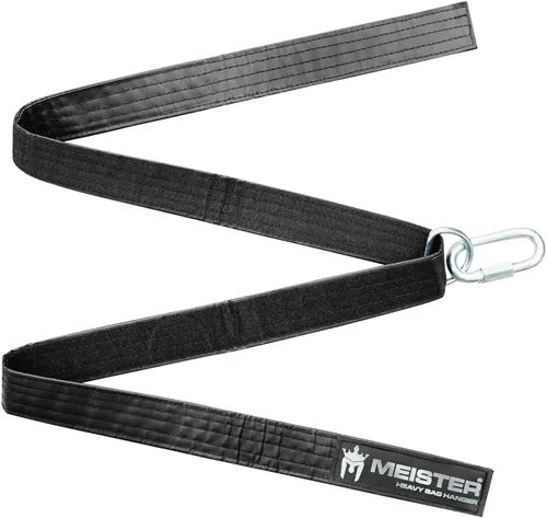 Miniatura 3 de Meister Soporte de correa para colgar bolsas pesadas para boxeo y bolsas de boxeo MMA - Negro