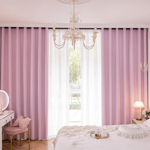 Miniatura 8 de Cortinas Opacas Beige para Ventanas de 54 Pulgadas de Largo, Juego de 2 Paneles con Ojales, Cortinas Opacas que Ahorran Energía, Reducen el Ruido