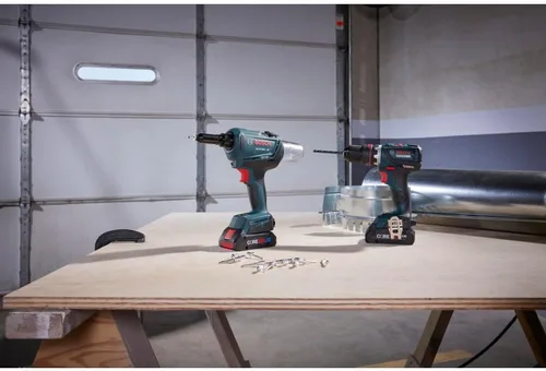 Miniatura 4 de Bosch GRG18V-3600CB24 Kit de herramientas de remache conectadas sin escobillas de 18 V con (2) baterías de alimentación avanzada CORE18V® de 4 Ah