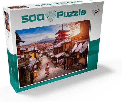 Miniatura 2 de MyPuzzle Idyllic Japan - Rompecabezas prémium de 500 piezas, fabricado en Estados Unidos