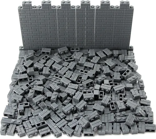 Miniatura 8 de 360 piezas de ladrillos de mampostería de 1 x 2, bloques de construcción multicolores para pared, piezas y piezas MOC, juego de juguetes a granel 4