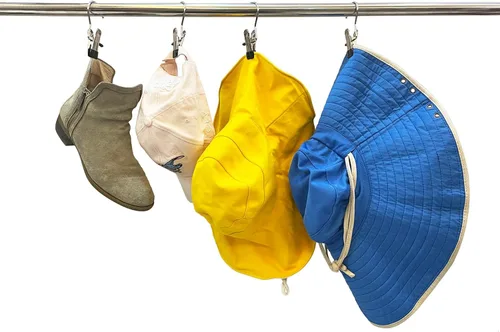 Miniatura 7 de Perchas para botas para armario, paquete de 30 clips para colgar ropa para lavandería, clips para colgar toallas, organizador de botas para el hogar