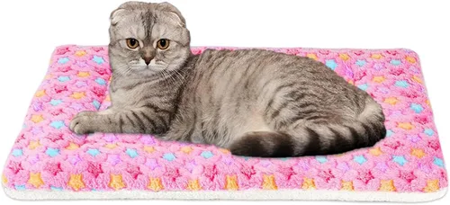 Miniatura 14 de Mora Pets Cama para perros ultra suave con bonito estampado de estrellas, lavable para perros grandes, medianos y pequeños, reversible, forro polar