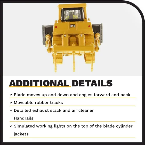 Miniatura 5 de Diecast Masters Caterpillar D9T Tipo de pista Tractor Serie HO Vehículo