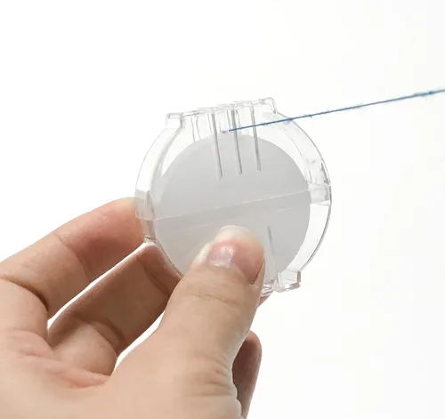 Miniatura 5 de Acondicionador de hilo de cera de abejas de 3 piezas, acondicionador de cera de hilo para coser Blanco
