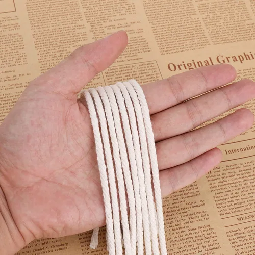Miniatura 4 de Cuerda de macramé de 1/64 pulgadas x 547 yardas, cuerda de algodón natural para colgar en la pared, ganchos de plantas, manualidades, envoltura