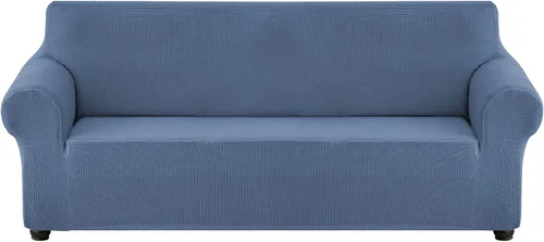 Miniatura 27 de CONRUSER Funda elástica para sofá, impermeable, funda de sofá suave, protector de muebles con parte inferior elástica para niños, mascotas