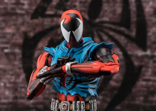 Miniatura 7 de TAMASHII NATIONS - Spider-Man: Across The Spider-Verse - Figura de acción Scarlet Spider S.H.Figuarts Araña Escarlata