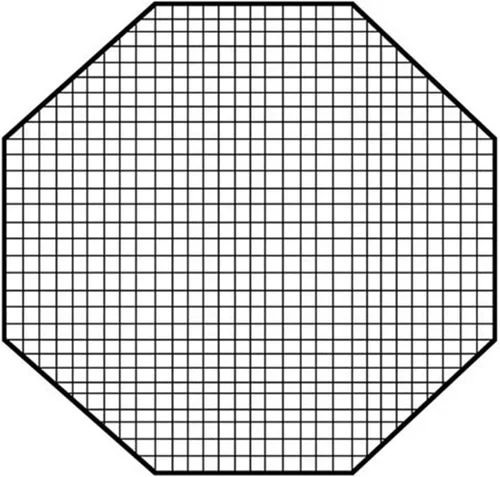 Fotodiox Pro, rejilla octagonal de 60 pulgadas, se adapta a Fotodiox Pro 60 pulgadas Octagon Softbox - Rejilla de 50 grados (cada cuadrícula tamaño: