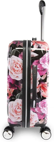 Miniatura 6 de Bebe Marie 21 Hardside Spinner Equipaje Estampado negro floral BE-PC-7121-BKFP