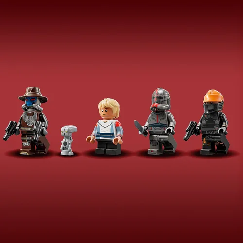 Miniatura 6 de LEGO Star Wars The Justifier 75323, nave estelar de juguete construible con minifigura de Cad Bane y figura de droide Todo 360, conjunto de The Bad