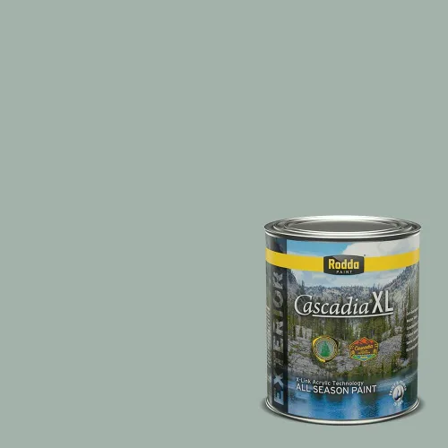 Miniatura 152 de Rodda Paint CASCADIA XL Pintura e imprimación satinada exterior en uno, cuarto de galón, pimienta de Jamaica