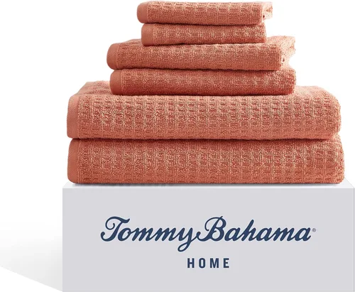 Miniatura 31 de Tommy Bahama - Toallas de baño, altamente absorbentes y suaves, esenciales para el baño, baja pelusa y resistentes a la decoloración, certificadas