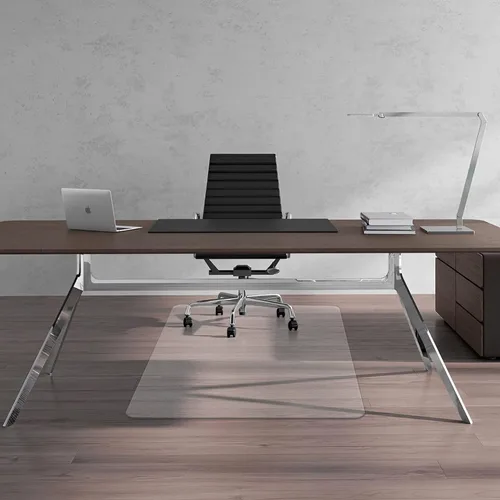 Miniatura 3 de FuturHydro Tapete para silla de oficina para suelo de madera dura, 36 x 48 pulgadas, tapete transparente para silla de computadora, tapete