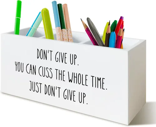 Miniatura 16 de It's Fine I'm Fine Everything is Fine - Divertido soporte para bolígrafo de gato para escritorio, divertidos accesorios de escritorio para el Gato
